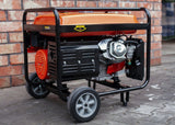 Extralink Ex.30356 Motor-Generador 5000 W 25 L Gasolina Negro, Naranja