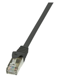 Logilink Cable De Red Cat5e F/Utp Awg26 Negro 3,00m