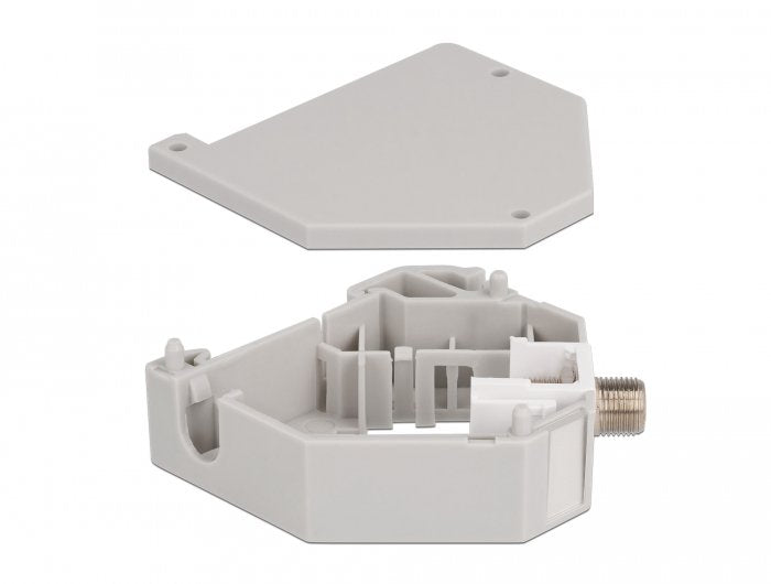 Delock Hutschienenadapter Mit Keystone F Buchse Zu F Buchse