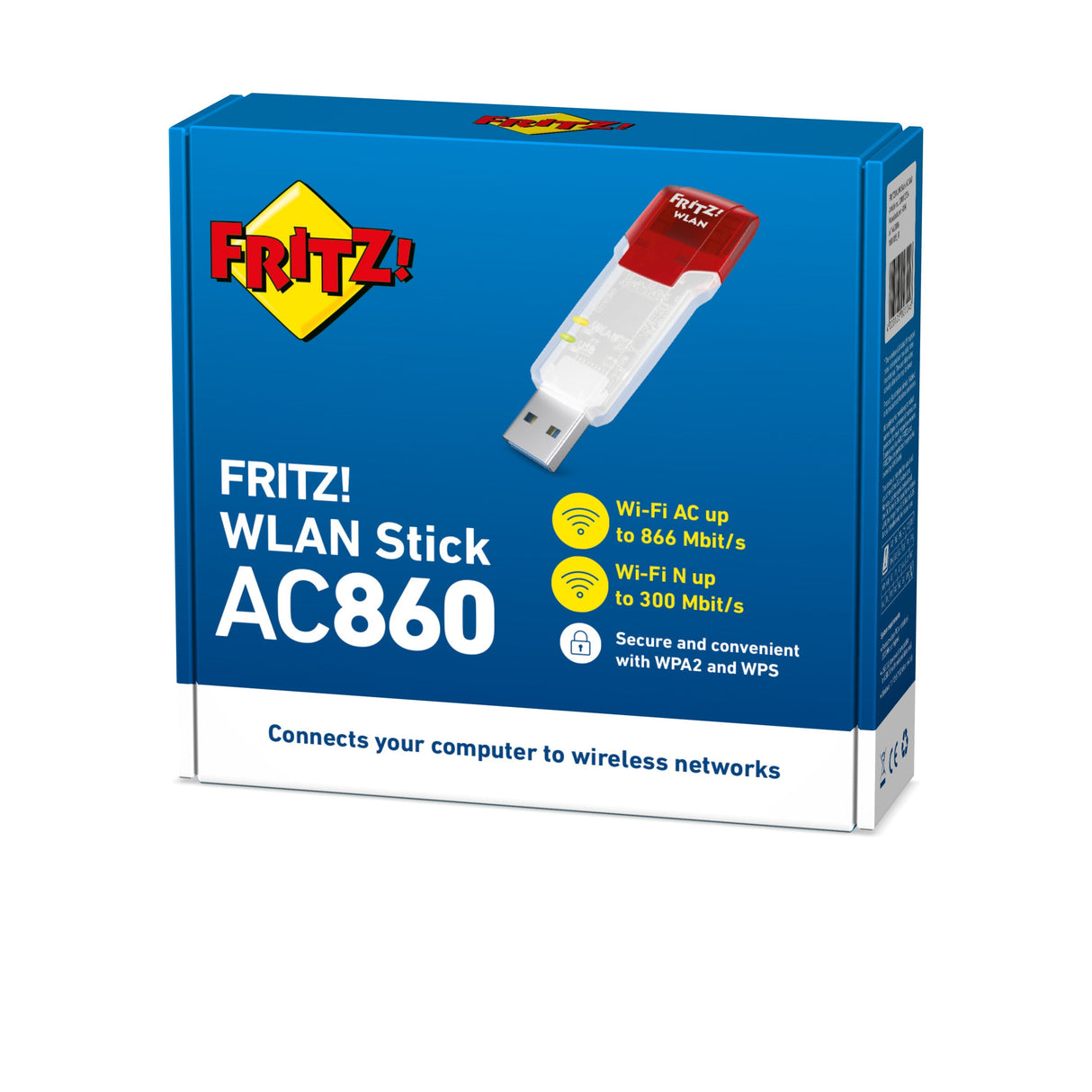 Avm Fritz!Wlan Stick Ac 860 Wlan 300mbit/S Adaptador Y Tarjeta De Red