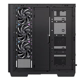 Caja Pc Atx Semitorre Einarex Z1k Rgb C-Templado Negra Excs-Ze-10kr-B