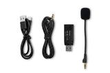 Auriculares Gaming Inalámbricos Con Micrófono Krom Phase Bluetooth Jack 3.5 Usb 2.0 Negros