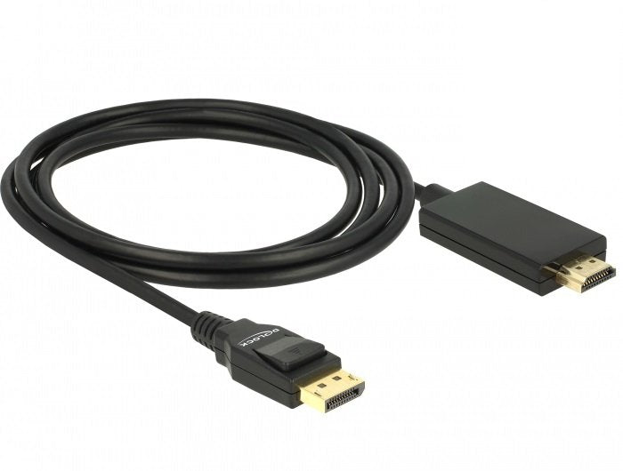 Delock Cable Displayport 1.2 Macho > Hdmi-A Macho 2 M Negro 4k