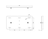 EAN 8718868871213 - Vogel's Adapter für Leichtbauwände Bodenlifte 052.7200/052.7250 imagen 3