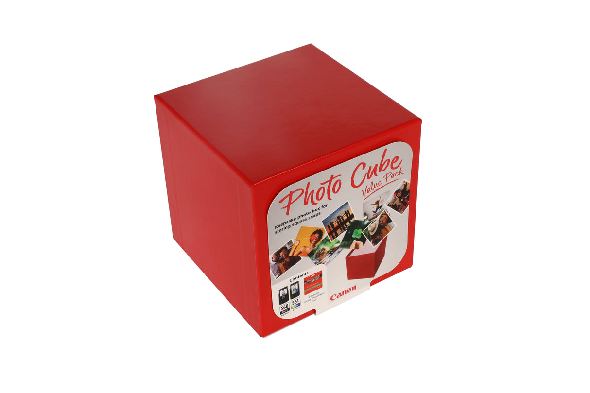 Canon Pg-560 / Cl-561 Photo Cube Value Pack Pp-201 13x13cm 40 Sh.