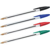 Bic Cristal Original Pack De 4 Boligrafos De Bola  Colores Surtidos