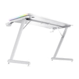 Mesa Gaming Gxt 709w Luminus Blanco Trust Máximo 150kg/ 120 X 60 X 74cm/ Control De Iluminación