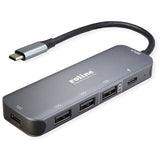 Roline Usb 3.2 Gen 2 Hub, 4fach, Typ-C-Anschlusscable