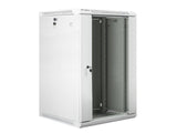 Armario Rack 19 Montaje Pared 18u / 600x600 Autoarmas (Paquete Plano) Gris Lanberg