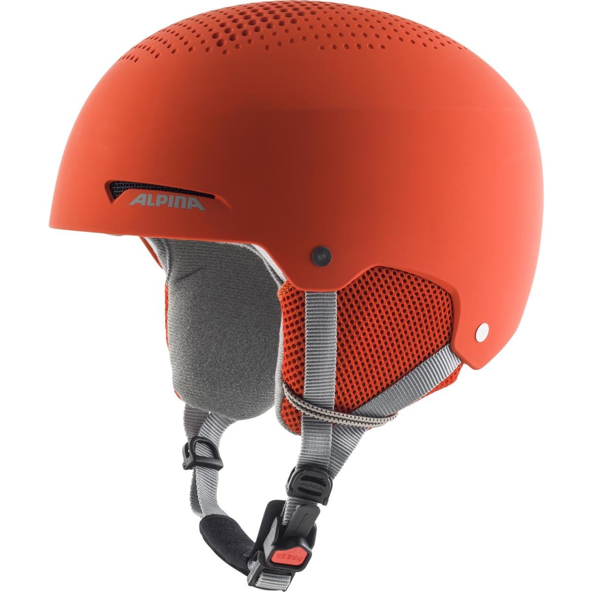 Casco De Invierno Alpina Zupo Pumpkin-Orange Matt 51-55