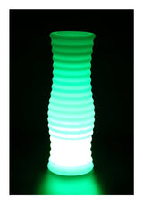 Techly I-Led Flowerpot Jarrón De Flores Con Iluminación Led Rgb Y Control Remoto