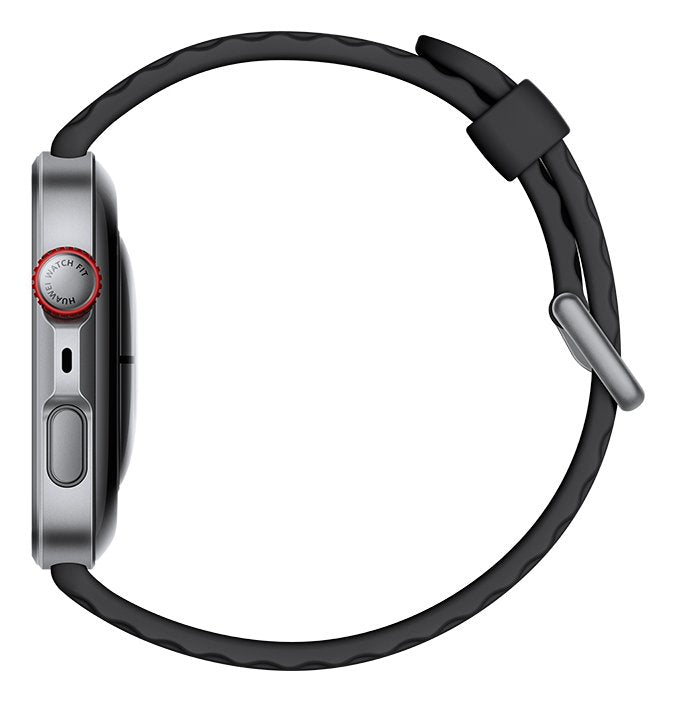 Huawei Watch Fit4 Pro, 3d Fluorelastomer Negro Strap, Titanium Body, Seiya-B29