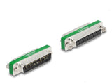 Delock 66479 Filtro De Supresión De Interferencias Rf/Emi D-Sub De 25 Pines Macho A Hembra Con Filtro De Paso Bajo Capacitivo
