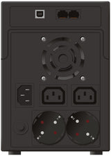 EAN 4260074975086 - PowerWalker VI 2200 sistema de alimentación ininterrumpida (UPS) 2,2 kVA 1100 W 4 salidas AC imagen 3