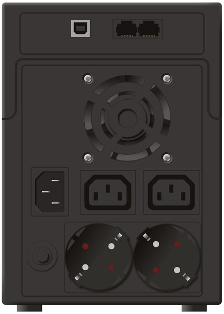 EAN 4260074976502 - PowerWalker VI 2200 SHL Schuko sistema de alimentación ininterrumpida (UPS) Línea interactiva 2,2 kVA 120 imagen 4