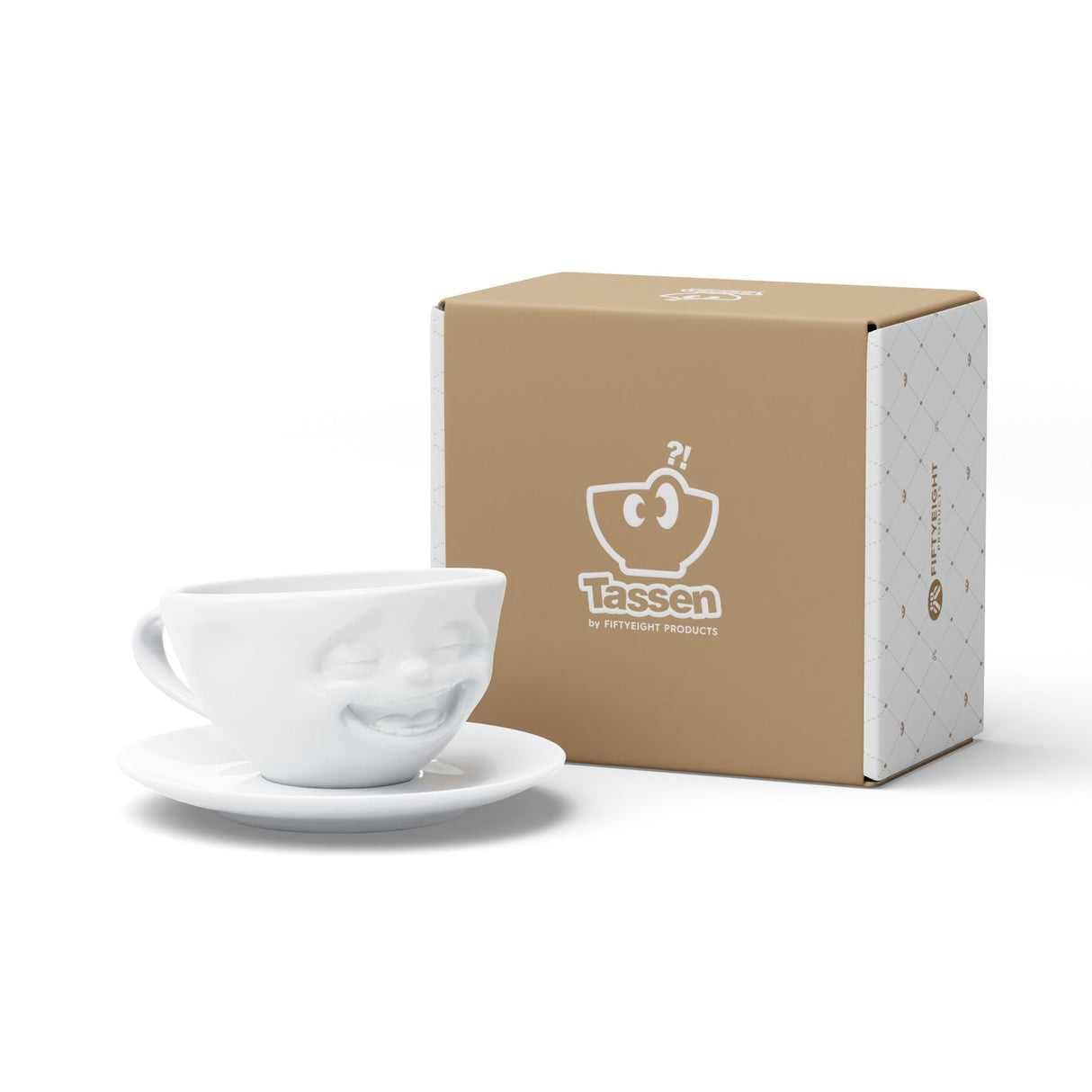 Fiftyeight Kaffeetasse 200ml - Lachend Blanco