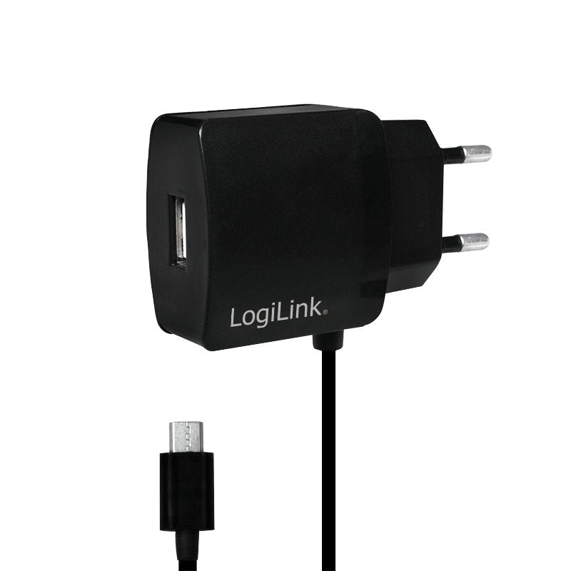Cargador Usb 10 W Negro Logilink Pa0146