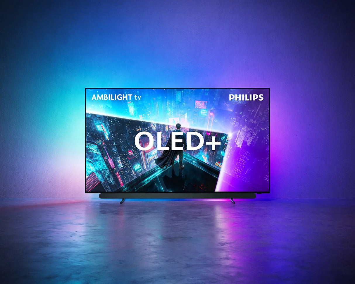 Tv Philips 55oled911 4k  Oled+ 55  Ambilight P5 Ai Intelligent Smart Tv Titan Os Dolby Atmos Hdr10+