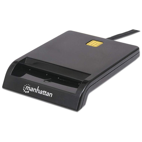 EAN 0766623102049 - Manhattan 102049 lector de tarjeta inteligente Interior USB USB 2.0 Negro imagen 1