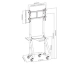 EAN 4015867223017 - Equip 650608 soporte para TV 2,03 m (80") Negro imagen 10