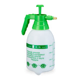 Relaxdays Pumpsprühflasche, 2 L Blanco, Verde