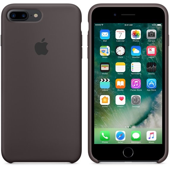 Funda Iphone 7 Plus Apple Silicone Case Cocoa