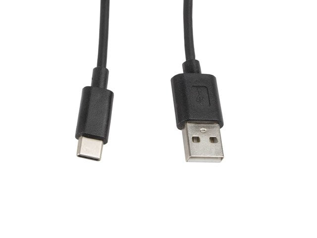 Lanberg Cable Usb 2.0 A Usb Tipo-C M/M 1m Negro Ca-Usbo-10cc-0010-Bk
