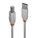 Lindy Usb 2.0 Cable Typ A/B Anthra Line M/M 2m