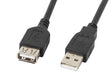 EAN 5901969413779 - Lanberg CA-USBE-10CC-0007-BK cable USB USB 2.0 0,7 m USB A Negro imagen 1