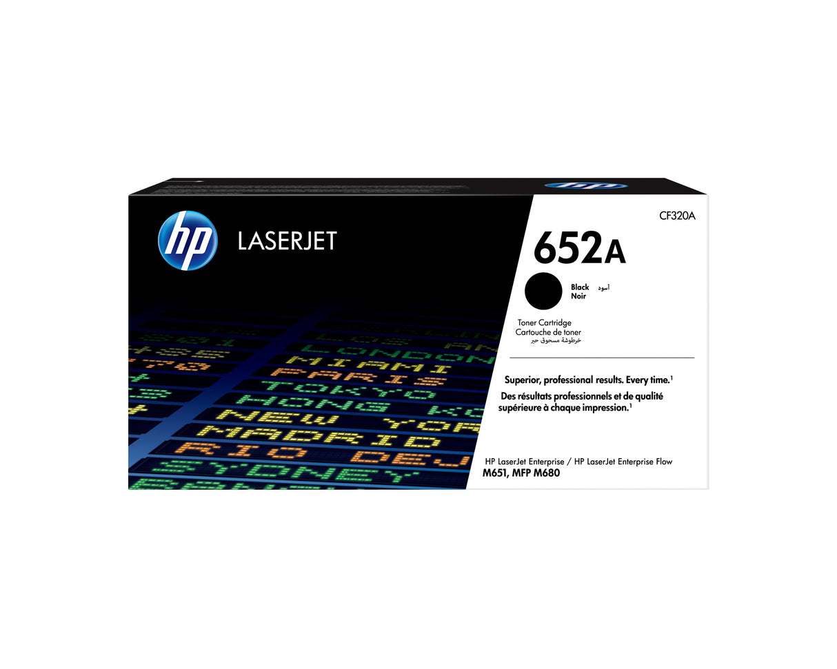 EAN 0886112501112 - HP 652A Black Original LaserJet Toner Cartridge cartucho de tóner 1 pieza(s) imagen 1