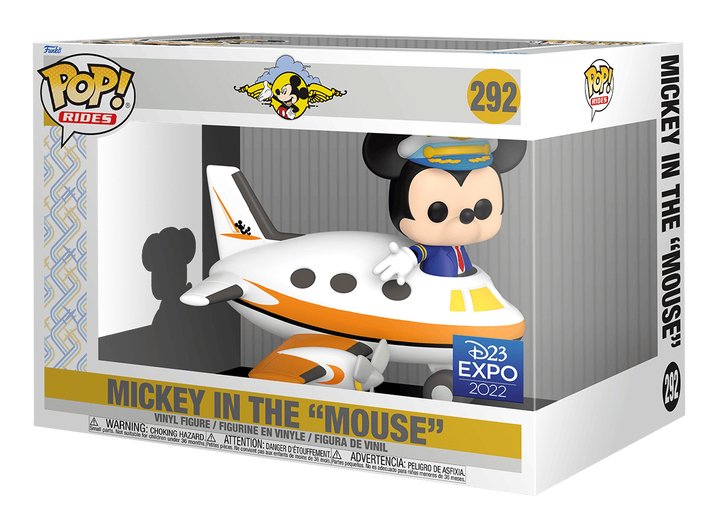 Figura Pop Rider Disney Mickey With Plane