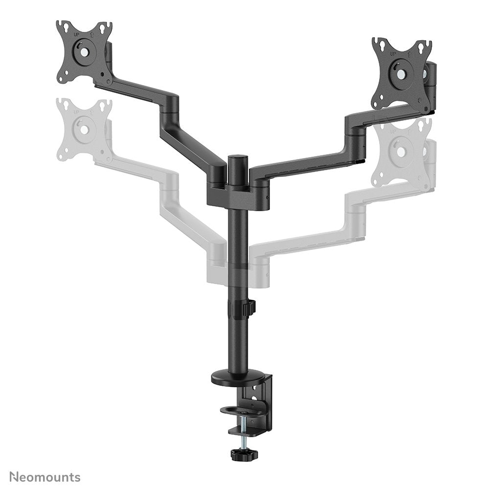 Neomounts By Newstar Soporte De Escritorio 17"-27" 2 Monitores 3gelenk Negro Max.8kg