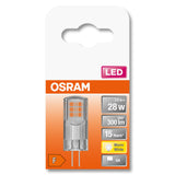 Osram Led Pin 12v Clear 28 Non-Dim 2.2w 827 G4 Bulb