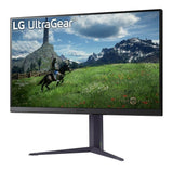 Monitor Lcd Lg 31.5" Panel Ips 2560x1440 16:9 180hz 1 Ms Pivot Height Adjustable Tilt Colour Black 32gs85q-B