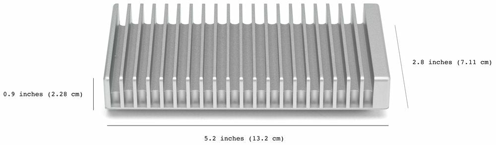 Owc Express 1m2 1 Tb, Unidad De Estado Sólido Plateado/Aluminio
