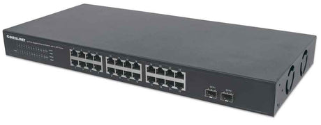 EAN 0766623561044 - Intellinet 561044 switch No administrado L2 Gigabit Ethernet (10/100/1000) 1U Negro imagen 1