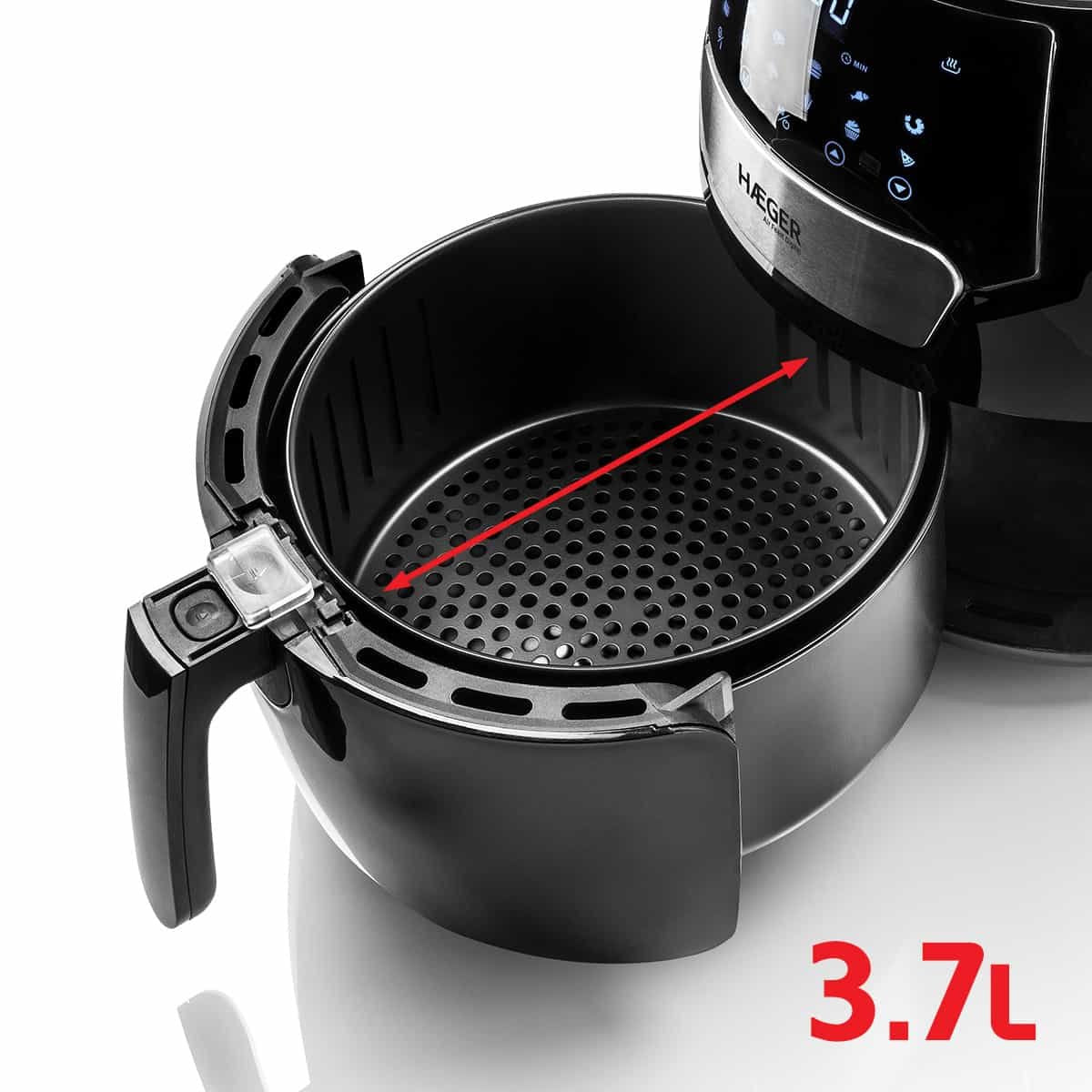 Freidora Haeger Air Feast Digital Af-D37.003a