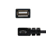 Nanocable Cable Micro Usb 2.0 Otg Acodado Macho A Usb-A Hembra 15cm