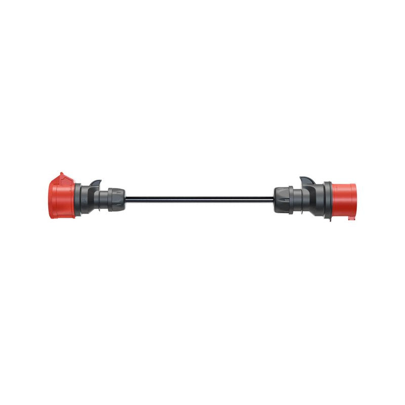 Adaptador Go-E Para Gemini Flex 11 Kw, Cee Rojo Corriente Trifásica 16a > Cee Rojo 32a (Negro, 30cm) Ch-04-32