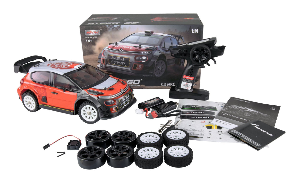 Amewi Hyper Go Citroen C3 Wrc Rallye Drift 4wd 1:14 Rtr
