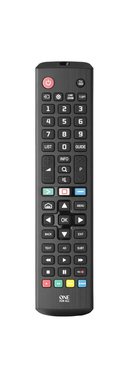 EAN 8716184072666 - One For All TV Replacement Remotes URC4911 mando a distancia IR inalámbrico Botones imagen 1