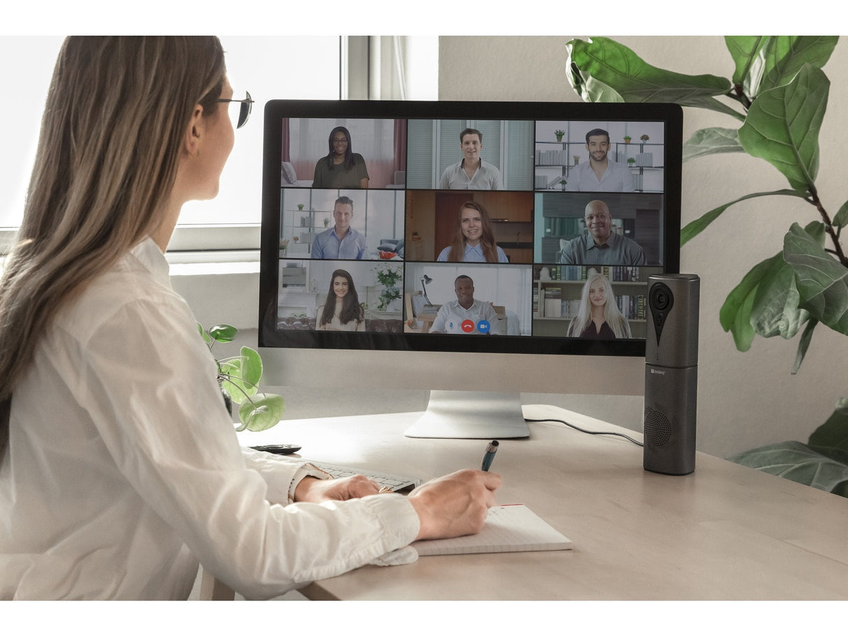 Web Cam Con Control Remoto Sandberg Confcam All-In-1 1080p