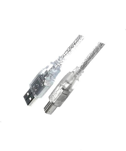 Usb 2.0 Kabel, 1,8m, Usb-A:  Han - Usb-B: Han, Transparent
