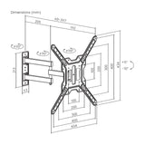 EAN 8435739904114 - AISENS WT65TSE-417 soporte para TV 165,1 cm (65") imagen 7