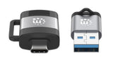 EAN 0766623356329 - Manhattan 356329 cambiador de género para cable Negro, Gris imagen 4