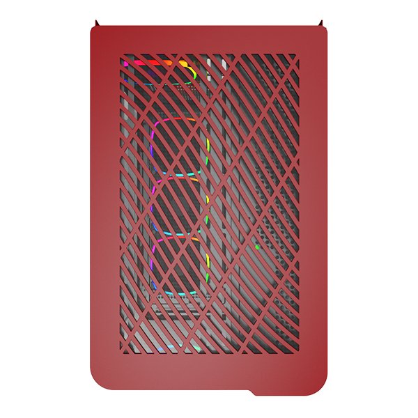 Caja Montech King Pro 95, Roja, Vidrio Templado X 2 King95pror