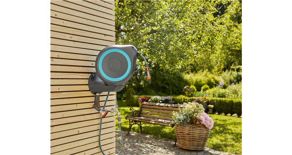 Portamangueras Automatico Rollup 15mts 18600-20 Gardena