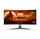 Monitor  Aoc G2 Cu34g2xe/Bk  [34] 3440 X 1440 Pixeles Negro, Rojo