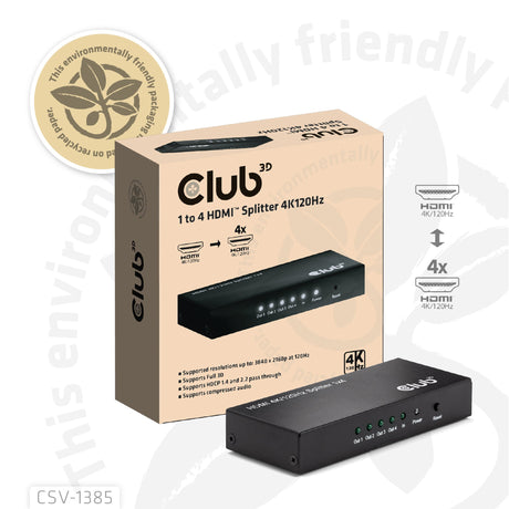 EAN 8719214473198 - CLUB3D Umschalter 4x HDMI imagen 8