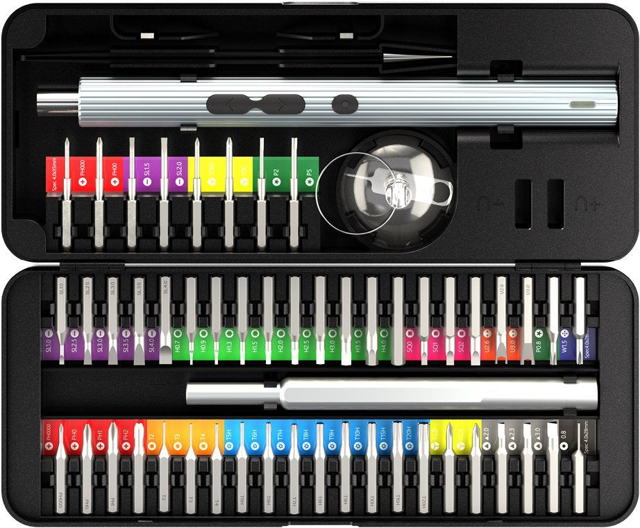Destornillador Eléctrico Con Juego De 50 Puntas De Precisión
Juego De Herramientas Para Atornillado De Precisión, Montaje Y Bric